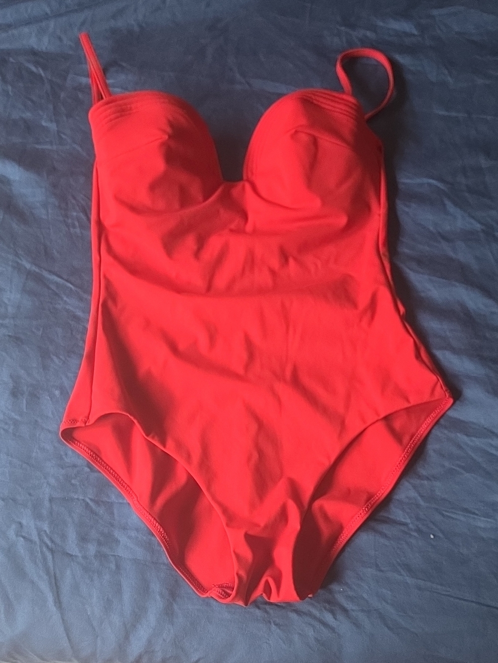 Red One-Piece Swimsuit with Molded Cups - Anna Club by LA PERLA ( Us 8)